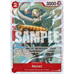 One Piece the Card Game OP-10 Monet OP10-016 V.1 SR Version anglaise Produit - Product Image 1