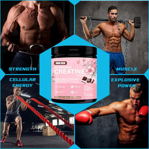 卸売オーガニックチョコレート風味ホエイプロテインアイソレートシェイカーボトル、筋肉合成サポートのためのカスタマイズ可能なロゴ付き - Product Image 3