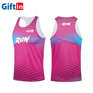 Áo ba lỗ chạy marathon nhanh khô, áo thi đấu chạy bộ, áo tập thể dục nhẹ, thoáng khí, đồng phục đội, in logo - Product Image 4