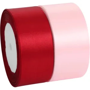Wholesale High Quality Solid Color Silk Satin Ribbon 1.5'' X 50 Yards Cinta Satinada Gift Ribbons Decoration Fabric Ribbon