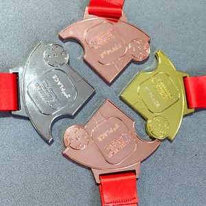 Médaille de puzzle de sport de gravure 3D <span class=keywords><strong>en</strong></span> métal personnalisé de conception libre pour personnaliser les médailles personnalisées de récompense de pickleball de football - Product Image 4