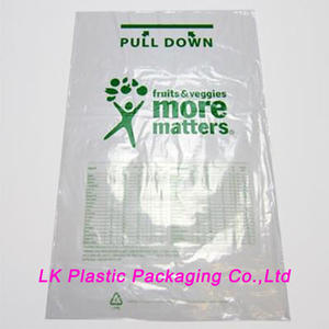 Personalizado produzir milho saco de plástico wicket saco sacola de compras de supermercado - Product Image 2