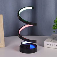 Lampe LED de type C à contrôle tactile, à intensité variable, à changement de couleur RVB, écologique, alimentée par courant continu, avec abat-jour en forme de champignon élégant et luxueux, lumière du jour 2700K