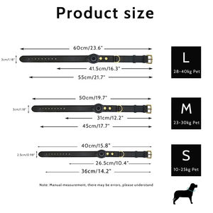 Collar de Perro de Cuero Genuino Ancho Ajustable Acolchado con Cintas Tácticas Personalizadas al por Mayor - Product Image 4