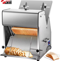 Équipement de boulangerie commerciale certifié CE ETL, machine à faire des toasts, machine à couper le pain en tranches, trancheuse à pain 31 tranches