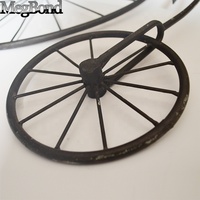 Décoration murale rustique en métal en forme de vélo ancien, faite à la main, cadeau d'anniversaire pour chambre à coucher