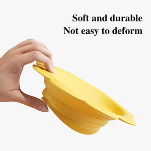 Nouveau bol <span class=keywords><strong>pour</strong></span> animaux de compagnie en silicone de qualité alimentaire pliable en forme de fleur, bol à eau portable <span class=keywords><strong>pour</strong></span> chien et chat en plein air, non toxique, inodore, fournitures <span class=keywords><strong>pour</strong></span> animaux de compagnie - Product Image 2