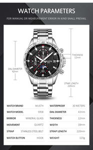 <span class=keywords><strong>Reloj</strong></span> de Pulsera para Hombre, Multifunción, con Tira Luminosa, Colores de Moda, Resistente al Agua, <span class=keywords><strong>Reloj</strong></span> de Cuarzo, Nuevo Modelo 2020 - Product Image 5