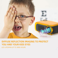 A2000 Mini projecteur LED Support 1080P Projecteur compatible HDMI USB Audio Portable Home Media Video Player Projetor