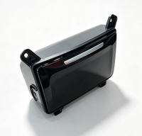 Support de tasse incliné OEM ODM, personnalisé en usine, double porte-gobelets à ouverture rabattable, fixation inclinée de 175 mm, kit encastré noir pour camping-car et bus