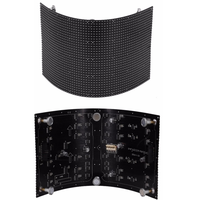 Neues Design Indoor P2.5 P3 SMD Vollfarbige RGB Weiche Gebogene LED-Displays 320x160mm Flexible LED-Module für Einzelhandel und Bildung