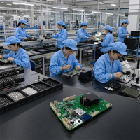 Fabricant PCBA OEM/ODM de haute qualité, offrant des services d'assemblage de circuits imprimés (PCB) à haute densité et haute fréquence, avec des délais rapides, pour Rogers.