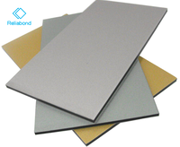 Service professionnel, feuille d'Alucobond personnalisable, finition mate, 3 mm, 4 mm, feuille ACP revêtue de PE/PVDF pour mur-rideau