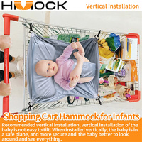 Hamac de Chariot pour Bébés, Hamac pour Chariot de Courses, Housse de Protection pour Chariot d'Épicerie, Hamac de Poussette Portable