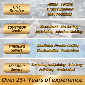 Phi tiêu chuẩn 3 4 5 trục Phụ tùng chính xác chế biến nhanh chóng nguyên mẫu phay quay Máy tiện máy móc <span class=keywords><strong>CNC</strong></span> máy gia công phần - Product Image 2