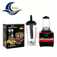 Elektrische stille 2-in-1 keuken foodprocessor, fruitpers, vleesblender, kruidenmolen, waterdichte uitvoering, smoothie, batterij