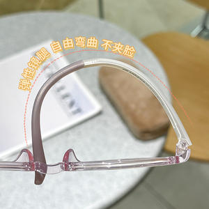 Arlema - Monturas de Gafas Ovaladas para Mujer, Ligeras, de Plástico TR90, Montura Completa, Origen Danyang - Product Image 3