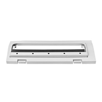 Plaque de protection de brosse rotative compatible avec les robots aspirateurs Roborock Q10 S5 / Q10 S5+ / Q10 X5 / Q10 X5+ / Q10 VF+ Blanc / Noir