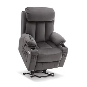 JKY Furniture New Design Living Room Tilting Chair Power Supplying Recliner With Lumbar Pillow USB
