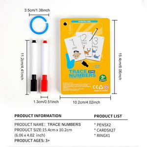 Mes premiers cahiers d'exercices préscolaires : Pratique du traçage de lignes, apprentissage complet de l'écriture des lettres et des chiffres - Product Image 6