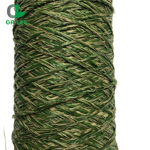 Fil synthétique en plastique artificiel <span class=keywords><strong>Detex</strong></span> 8000, PE+PP, droit et bouclé, pour aménagement paysager - Product Image 1