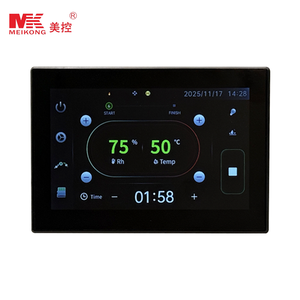 Mk7l07 7-इंच टच स्क्रीन थर्मोस्टेट प्रूफिंग बॉक्स वाटरप्रूफ तापमान नियंत्रक क्षैतिज/ऊर्ध्वाधर विकल्प प्लास्टिक बनाया गया प्लास्टिक - Product Image 6