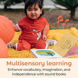 <strong>Chinese</strong> Nursery Rhymes Sound Book for Toddlers Bilingual Children's Music Toy with Pinyin and English Translation - Product Image 2