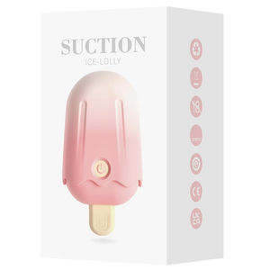 Volwassen Dames Oplaadbare G-Spot Clitorale Stimulator Seksspeeltje Schattig Ijs Vibrator Zuigende Dildo Vrouwelijke Masturbator - Product Image 2