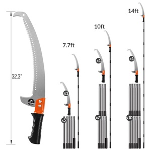 <strong>Tree</strong> <strong>Pruner</strong> Pole Walk Behind Forestry Brush Cutter Trimmer For Garden Yard Hand Saw <strong>Tree</strong> Pruning Garden Pruning Saw - Product Image 2