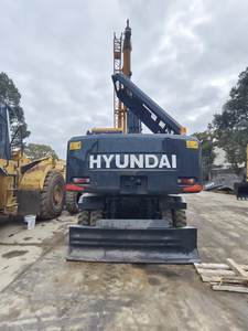 Componentes Originales Hyundai, Excavadora de Ruedas de 21 Toneladas de Segunda Mano, Motor Coreano, PLC, Motor Hidráulico, Rodamiento, Caja de Cambios, Bomba - Product Image 5