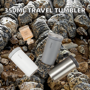 Gobelet isotherme en acier inoxydable réutilisable écologique de 350 ml, anti-fuite, portable, avec couvercle, mug à café isolé sous vide, tasse cadeau, 6 à 12 heures - Product Image 2