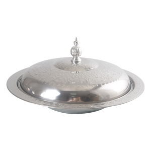 Atacado personalizado multi-especificações aço inoxidável casamento tigelas comida árabe servindo atrito pratos e placas cobertas bacias - Product Image 2