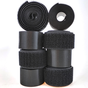 Cao Cấp 100% Nylon Vòng Đen Thân Thiện Với Môi Quần Áo Có Thể Tháo Rời Buộc Giải Pháp Đôi Đặc Biệt Un-Naooed Móc Vòng Lặp Băng - Product Image 5