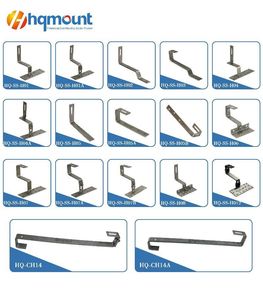 Panneau solaire Toit De Tuiles En Acier Inoxydable Support Céramique Plaintile Ardoise Réglable Crochet - Product Image 5