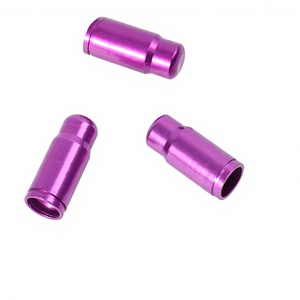 Tige de valve sans chambre à air en acier inoxydable 7x16mm, violette, pour bouchons de valve français, usage automobile - Product Image 4