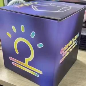 Nuovo arrivo Cool Space lampada da notte a LED Home Desktop Infi Nite 3D Dodecaedro Color Art Light - Product Image 6