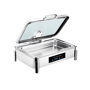 Scaldavivande Elettrico Rettangolare Smart con Controllo Touch, in Acciaio Inossidabile, per Catering, <span class=keywords><strong>Buffet</strong></span> e Ristoranti - Product Image 6