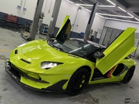 Nouveau kit de carrosserie léger et personnalisé pour Lamborghini Aventador LP700, style SVJ amélioré, pare-chocs avant semi-carbone