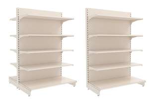 Estanterías Metálicas <span class=keywords><strong>de</strong></span> Doble Cara con Sistema Europeo, <span class=keywords><strong>Precio</strong></span> Competitivo, Utilizadas para Exhibición en Góndolas - Product Image 2