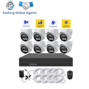 Bán buôn Chất lượng cao 4CH 8CH có dây hai cách âm thanh NVR IP an ninh Hệ thống camera nhà trong nhà ngoài trời PoE Night Vision mạng - Product Image 1