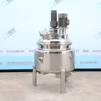 Cuve de mélange liquide en acier inoxydable à double moteur avec jauge de niveau et fond conique pour la transformation laitière et des boissons