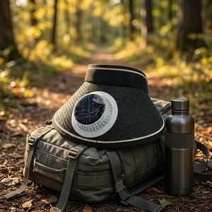 Cappello da Baseball Professionale con Ventola di Raffreddamento USB, Protezione Solare, Velocità Regolabile, Traspirante per Sport all'Aperto - Product Image 1