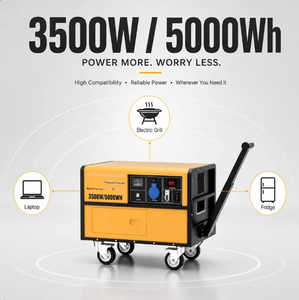 Estación de Energía Portátil, Batería LiFePO4, Salida de Energía de Alta Eficiencia, Compatible con Carga Solar y de Red, 5kWh - Product Image 1