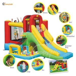 Happy Hop 9160-Bouncy <strong>Inflatable</strong> with <strong>Slide</strong> Combo,Bouncer <strong>Slide</strong> <strong>Pool</strong> - Product Image 2