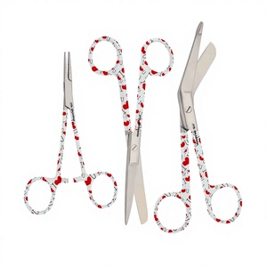 Ensemble de ciseaux chirurgicaux de haute qualité, instruments manuels pour infirmières, kit médical pour pansements, usage hospitalier, certifié CE - Product Image 1