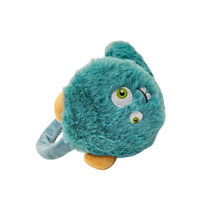 Paraorecchie in Peluche a Forma di Mostro Carino in 4 Colori, Design Morbido e Peloso a Cartone Animato, Logo Personalizzato, Imbottitura in Cotone PP, Caldi per l'Inverno - Product Image 1