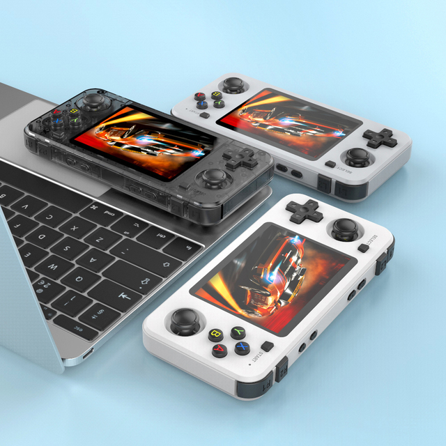 R36H Handheld Double Joystick Srcade Machine 3.5 Inch High-definition Nostalgic Retro Game Console With Linux System Psp