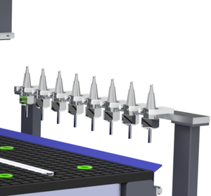 Machine de fraisage YOUHAO High Atc 6090 pour le travail du bois avec table à vide et changeur d'outils automatique - Product Image 2