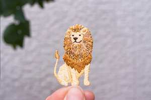 Nhà Sản Xuất Trung Quốc Tùy Chỉnh 3D Fox May Thêu Sắt Vá Thời Trang Hình Dạng Động Vật Vải Đính Ren Đầy Đủ Thêu Các Bản Vá Lỗi - Product Image 6