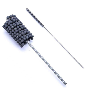 89mm Durchmesser Industrielle Abrasive Nylon Flexible Zylinder-Hon- und Reinigungsbürste OEM Anpassbare Körnung 60-1200 3-Jahres-Garantie - Product Image 2